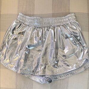 Unbranded short shorts-metallic